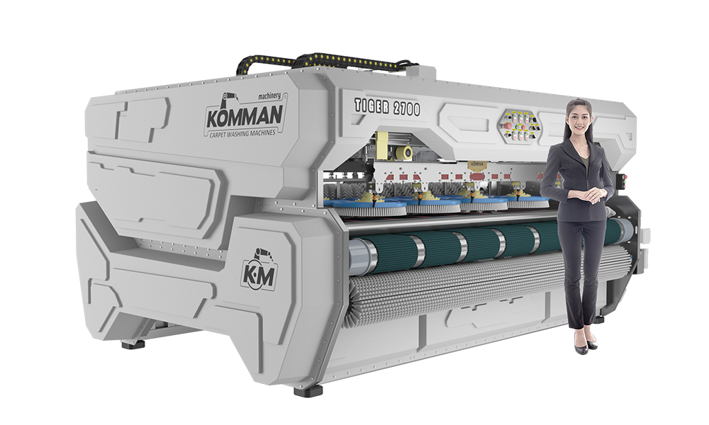 Tam Otomatik Halı Yıkama Makinası TIGER FORCELINE 2700