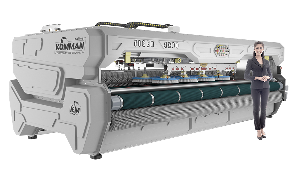 Tam Otomatik Halı Yıkama Makinası TIGER FORCELINE 4200