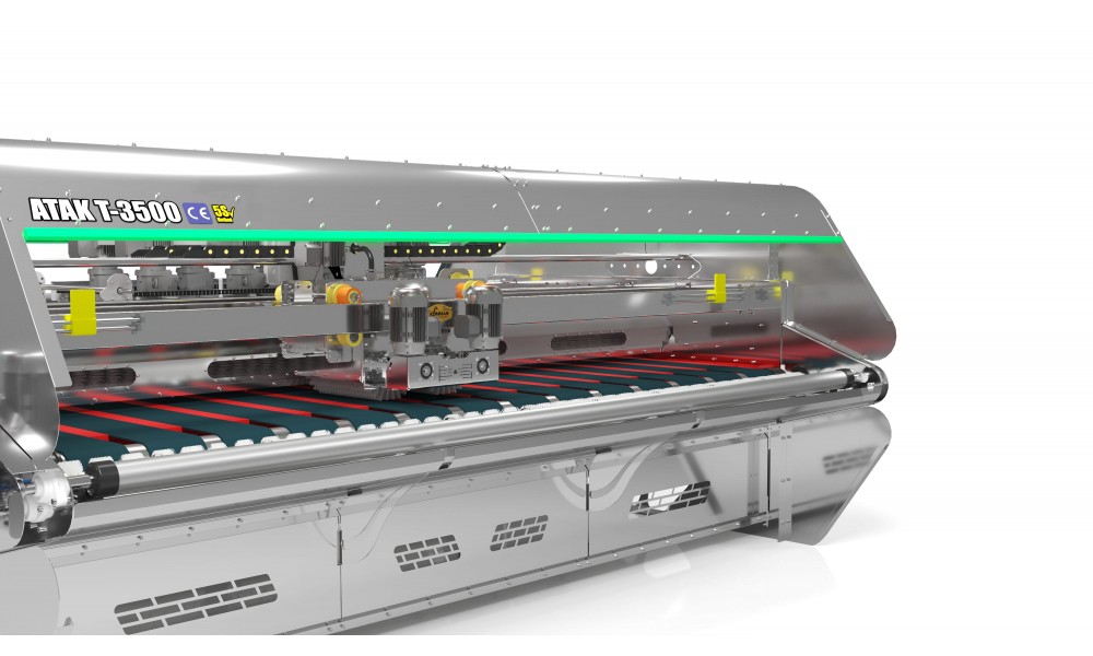 Full Otomatik Paslanmaz- Krom Halı Yıkama Makinası ATAK T İNOX 3500